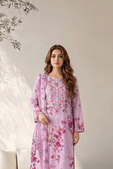 3 pcs Unstitched Printed Embroidered Khaddar Suit